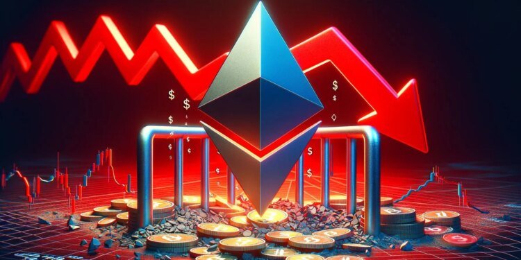 Ethereum Price Slides Below ,000 Support As Sellers Tighten Their Grip Ethereum Price Slides Below ,000 Support As Sellers Tighten Their Grip