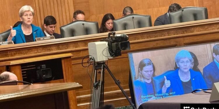 U.S. Senate’s Warren asks for Trump-tied crypto probe as market structure bill drags