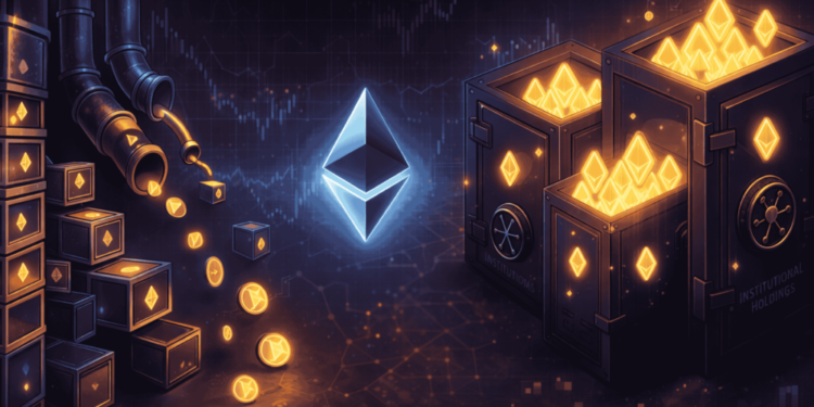 Ethereum supply on exchanges falls to 2016 levels — and institutions are ‘quietly’ scooping up