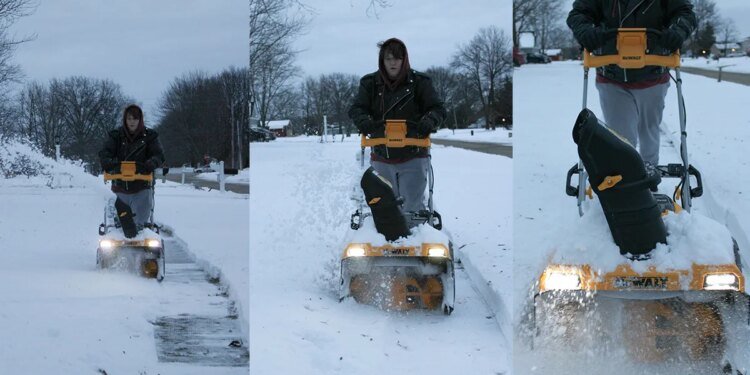 I tested DeWalt’s electric snow blower over the weekend – now my gas model feel outdated