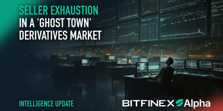 Seller Exhaustion in a ‘Ghost Town’ Derivatives Market