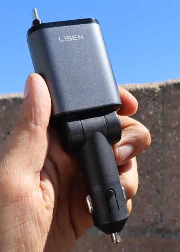 I highly recommend this car charger for quick charging on the go – and it's cheap