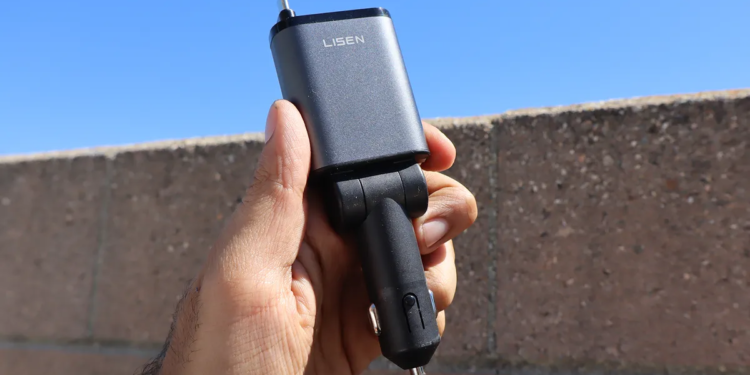 I highly recommend this car charger for quick charging on the go – and it’s cheap